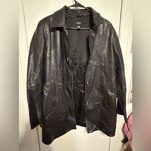 Alfani Click Leather Jacket